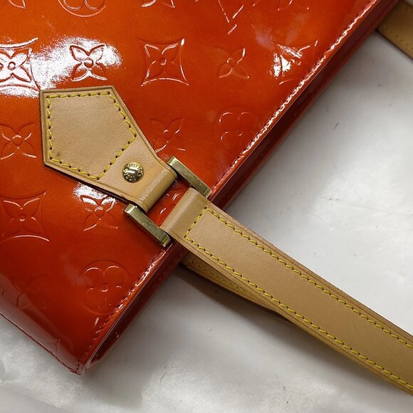 Louis Vuitton Houston Red Vernis Hand Bag mon621-101525 - Picture 9 of 16